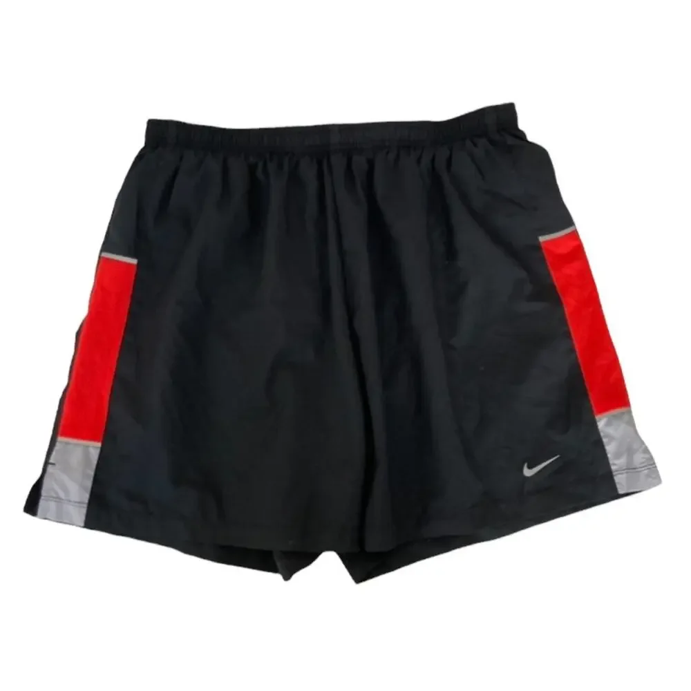 Nike Dri Fit Black Lined Shorts Sz L